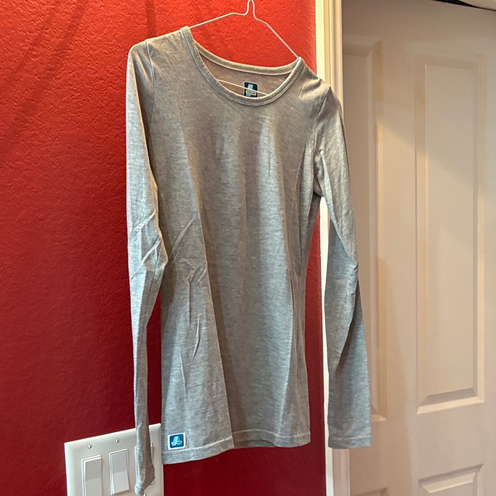 Classic Gray Long Sleeve Kids Tee